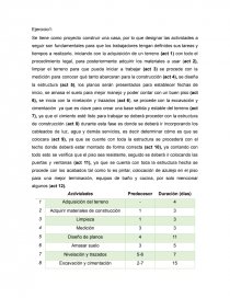 Aplicacion de CPM Y PERT. Página 1