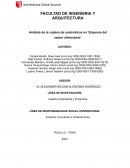 Análisis de la cadena de suministros en ¨Empresa del sector alimentario¨