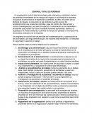 Control total de perdidas