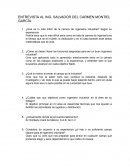 Entrevista a un ingeniero industrial