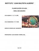 Planificación ciclada Nivel secundario