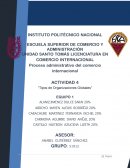 Tipos de Organizaciones Globales