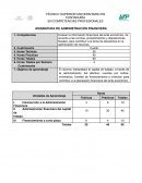Administración financiera. Unidades de aprendizaje