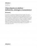 Narcolepsia en adultos: definición, etiología y tratamiento