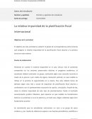 La relativa impunidad de la planificación fiscal internacional