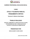 Análisis y comentario al código de ética del colegio de profesores del Perú