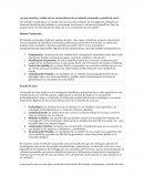 Características de un método comparado y estudio de caso