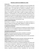 Proceso logístico de Bimbo en el Perú