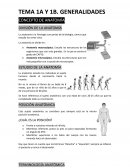 Concepto de anatomía