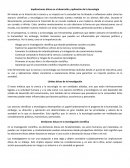 Implicaciones éticas en el desarrollo y aplicación de la tecnología