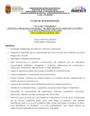 Plan de intervención “Yo leo y escribo”