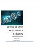 Código de ética profesional y personal