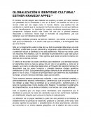 Globalización e identidad cultural