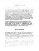 Psicología humanista – existencial