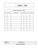 Modelo de Procedimiento de Control de Documentos segun ISO