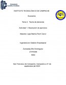 Teoría de demanda Actividad 1. Resolución de ejercicios