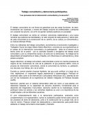 Los procesos de la intervención comunitaria y la escucha