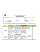 Rúbrica para evaluar: pizza literaria