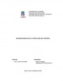 Nociones básicas de la psicología del deporte