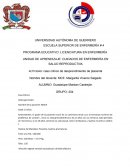 Caso clínico de desprendimiento de placenta