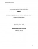 Discriminación lingüística en las escuelas de México