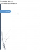 ¿Por qué es importante la formación de calidad?