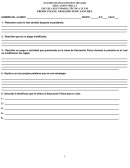 Examen de diagnóstico primer grado