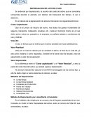 Depreciacion de activos fijos