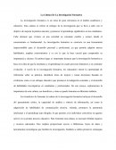 La Cultura De La Investigación Formativa