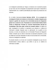 Sistema automatizado para los procesos contables de la panadería Primavera, ubicada en el barrio Morillo. Página 14