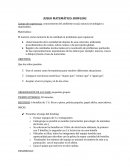 Juego matemático: Bowling