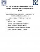 Ensayo película Macario