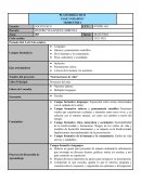 Plano didáctico Fase 5 grado 6º