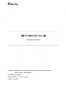 Informe sobre casos vulnerables de menores de edad