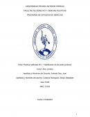 Práctica calificada SC1: “Clasificación de los actos jurídicos”