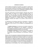 Desperdicio de alimentos