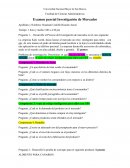 Examen parcial Investigación de Mercados