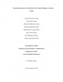 Recomendaciones para la Articulación entre la Justicia Indígena y la Justicia Estatal