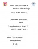 Aplicación de Pruebas proyectivas HTP del paciente