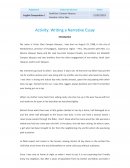 Activity: Writing a Narrative Essay