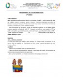 Cronogramas de actividades semanal 5do Grado