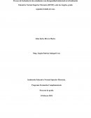 Proceso de Inclusión de dos estudiantes con discapacidad Intelectual de grado segundo en la I (IENSF)