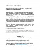 ¿Cuál es la importancia de que los Poderes de la Federación esten divididos?