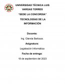 Legislación Informática