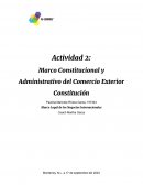 Marco Constitucional y Administrativo del Comercio Exterior Constitución