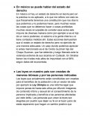 Como es el derecho en México