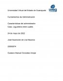 Características del administrador. Caso: Juguetería entre cuates