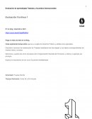 Evaluación de aprendizajes Tratados y Acuerdos Internacionales