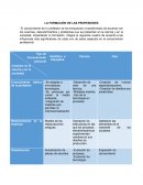 Actividad 3.2 La formación de los profesionales