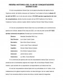 Reseña historica club de conquistadores